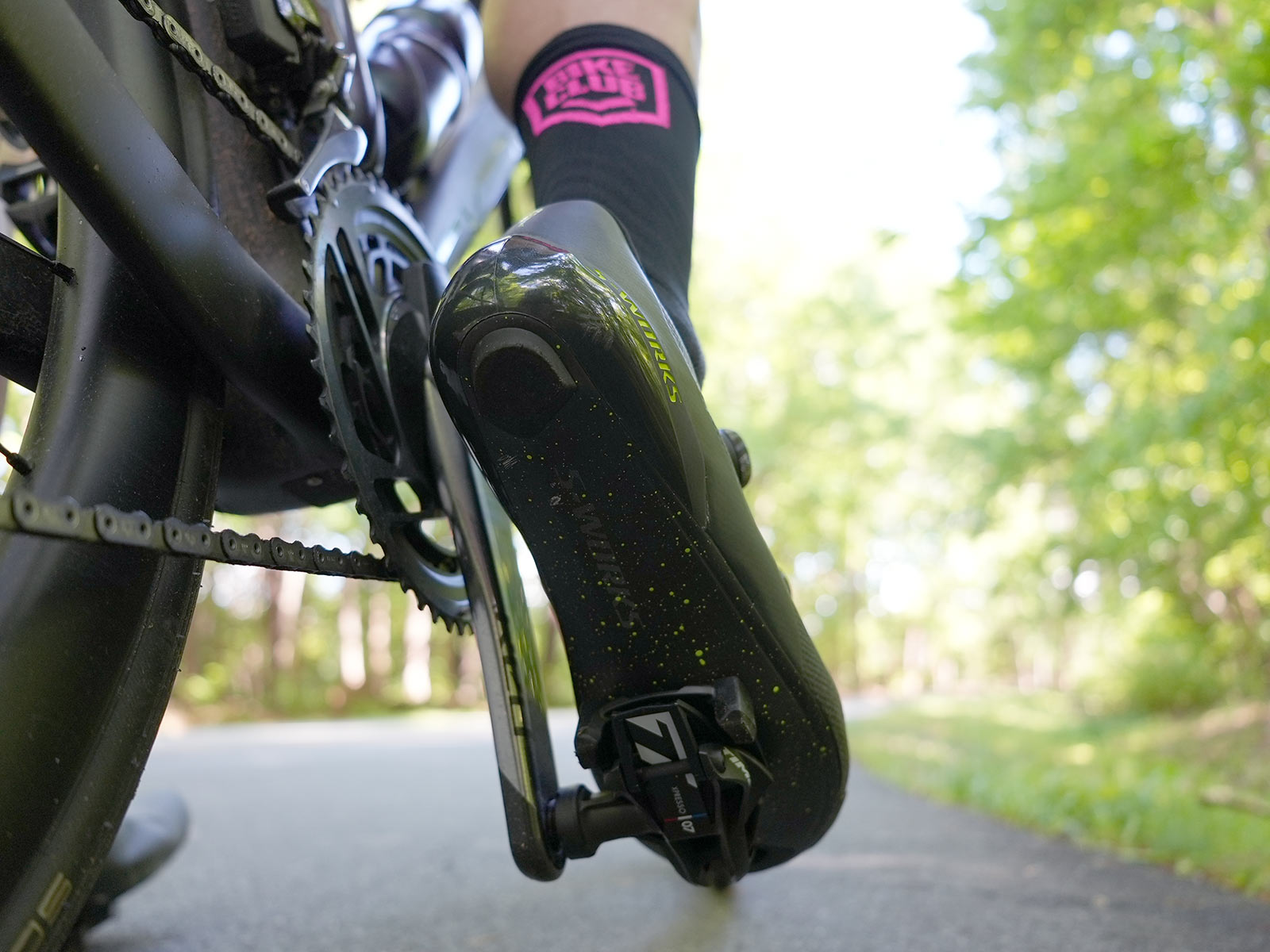 Specialised road bike store shoes