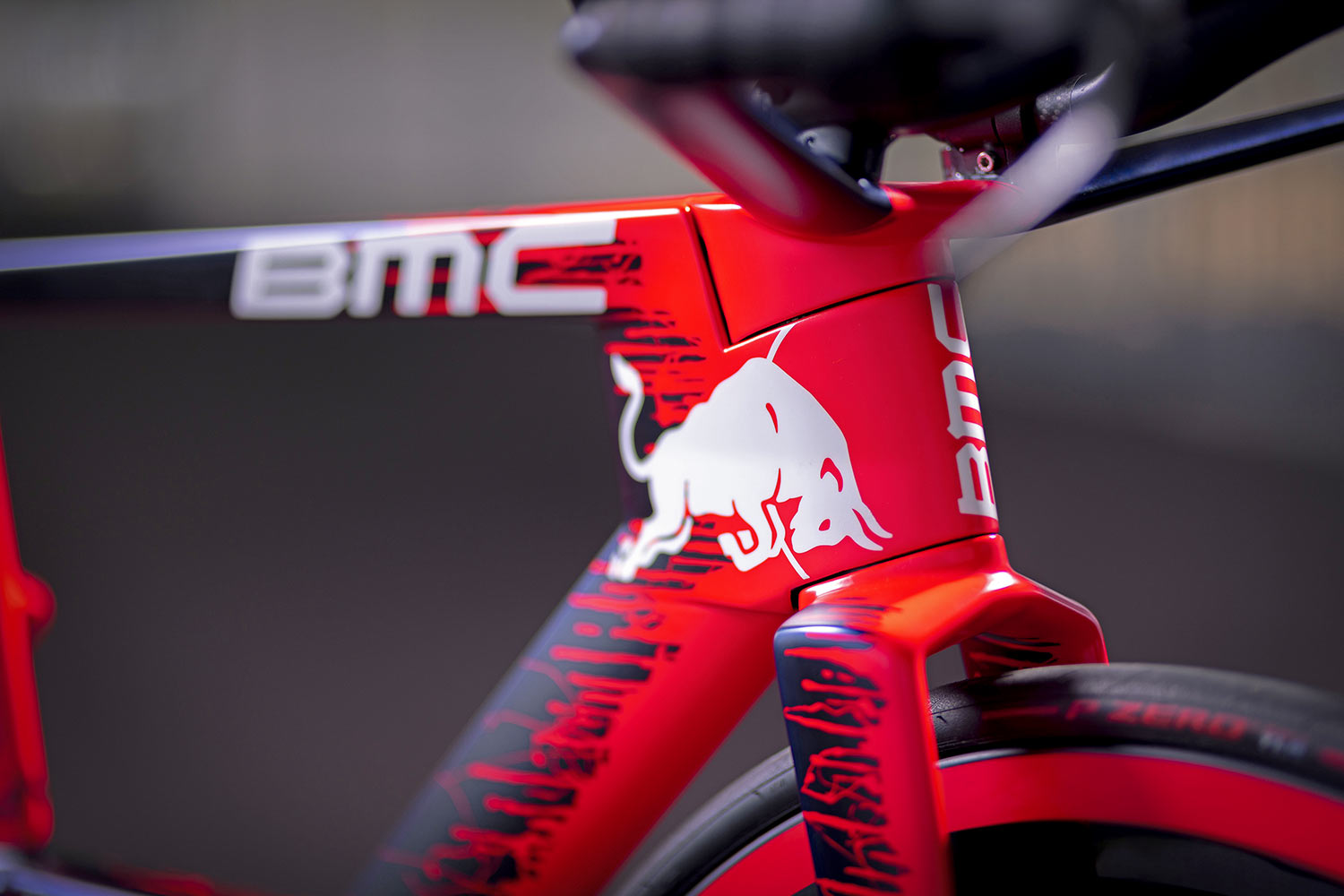 BMC Red Bull Speedmachine prototype, Worlds Fastest Race Bike time trial triathlon, integraetd headtube