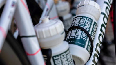 Cannondale fast-compostable bottles reduce EF team’s environmental impact starting at the Giro