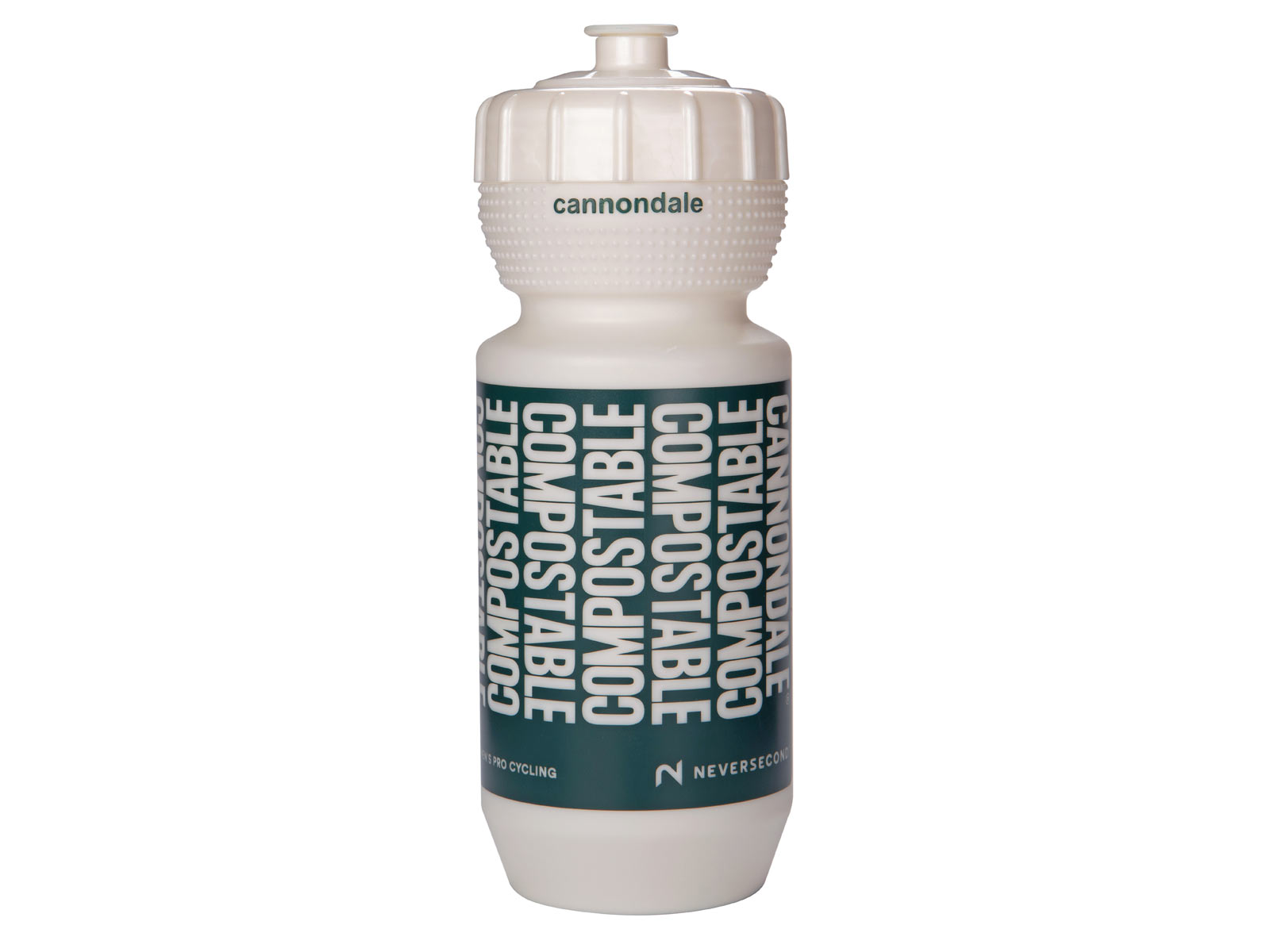Cannondale pro-only 100% Compostable water Bottle, professional peloton cycling bidon, studio