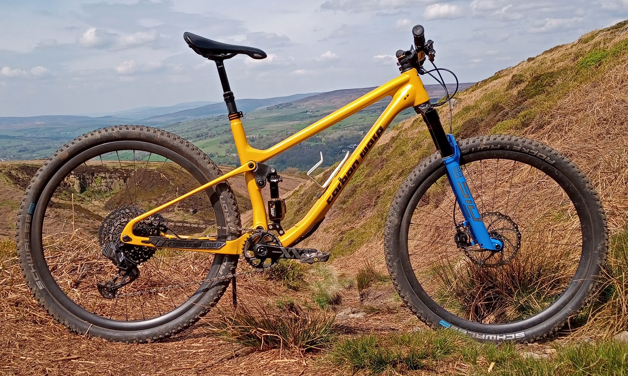 Carbon Wasp Truffle 120mm trail bike, short-travel UK-made carbon mountain bike, complete