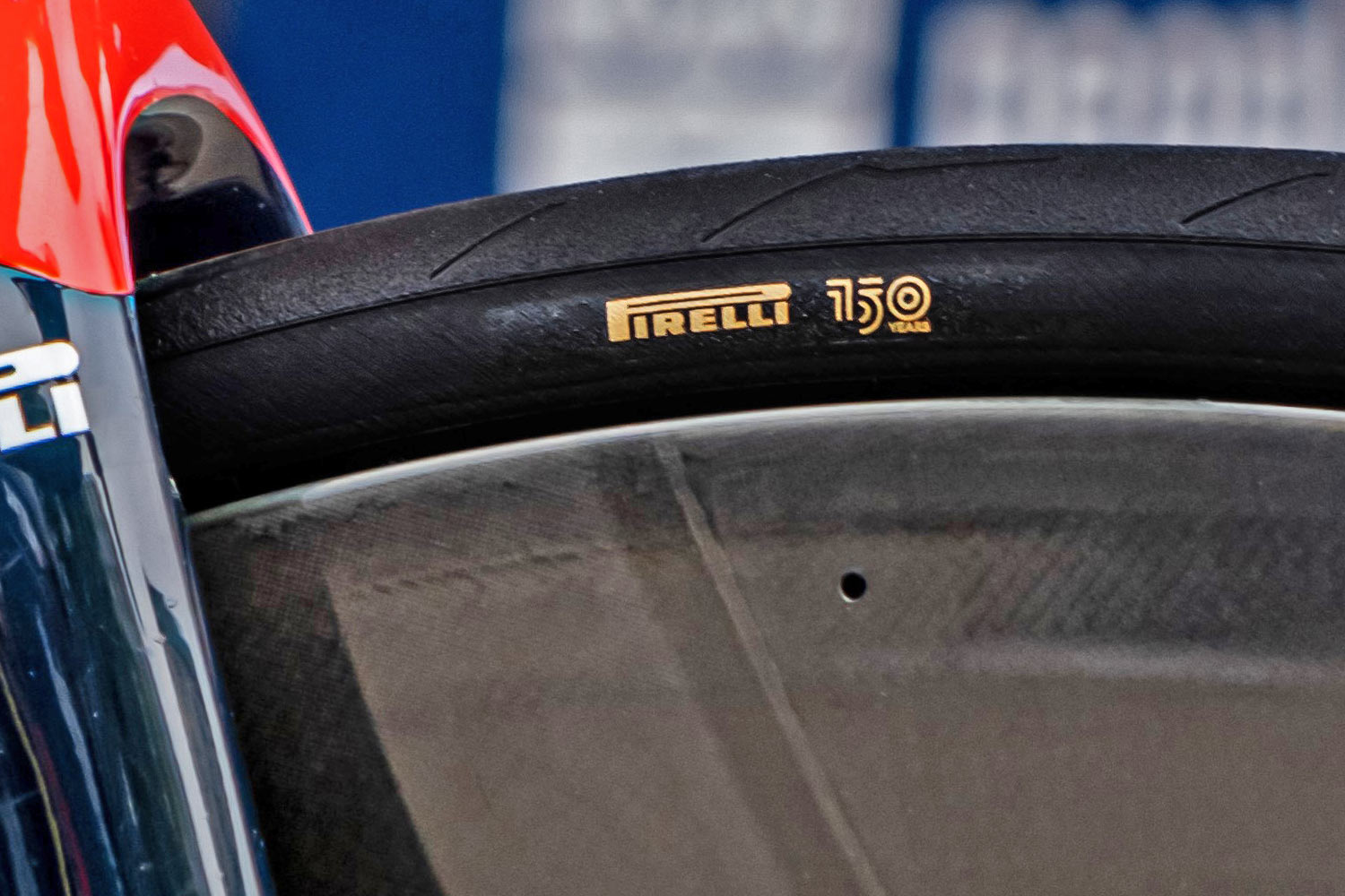 Pirelli P Zero Race 150th anniversary limited edition road bike tires made-in-Italy, gold logo