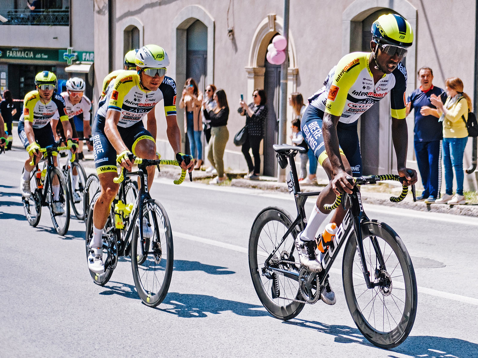 CUBE Litening C:68X SLT TE, Intermarché-Wanty-Gobert, Biniam Girma, 2022 Giro d'Italia photo by Alessandro Volders - Cyclingmediaagency, Stage 5