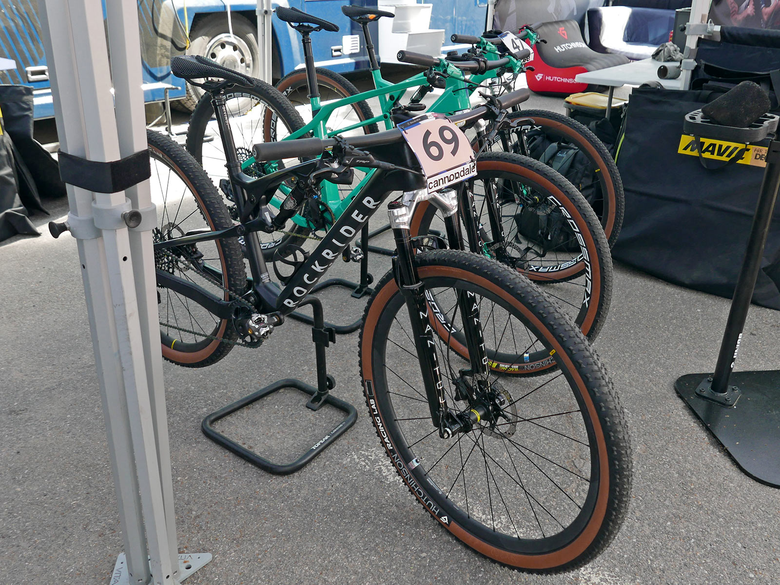 Rockrider Racing Team XC 900S FC 120mm full-suspension mountain bike by Decathlon, team bikes