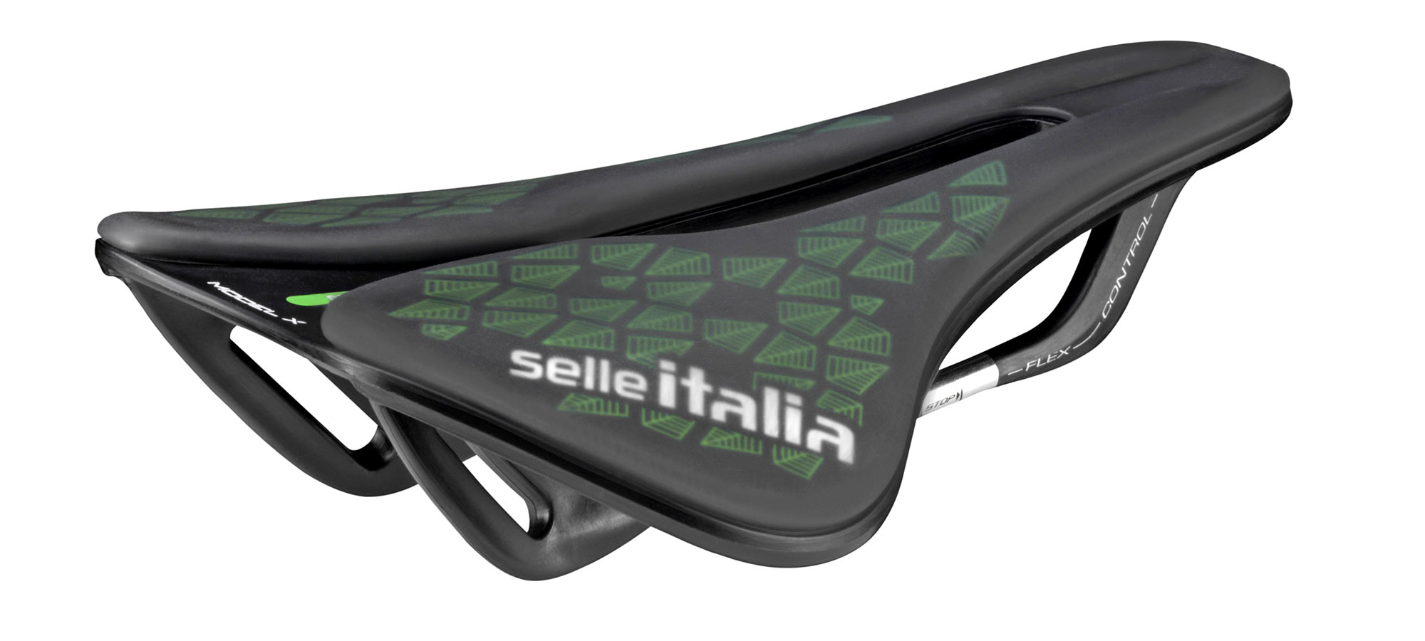Selle Italia Model X Leaf affordable eco bike saddle, angled