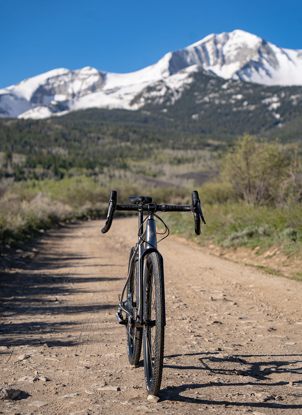 Why Cycles R+ v4 updated titanium all-road gravel bike, front