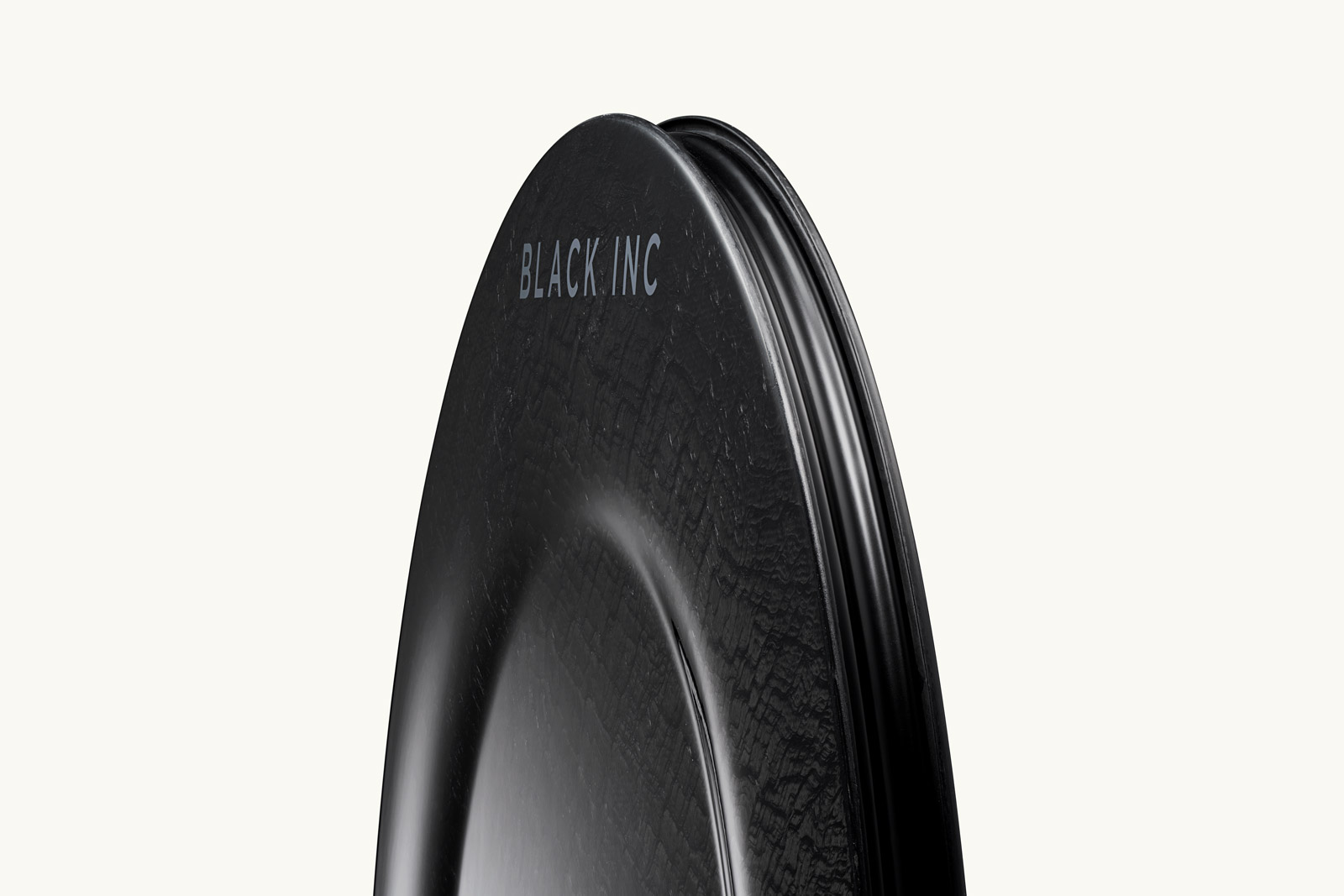 black inc zero carbon disc wheel rim profile