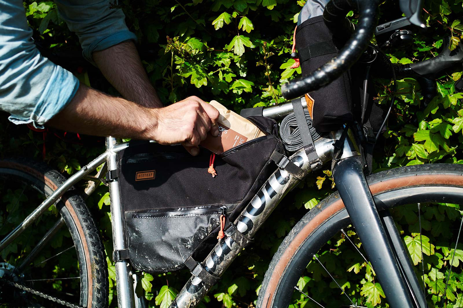 restrap full frame bags for bikepacking 6, 7.5 and 9 litre options