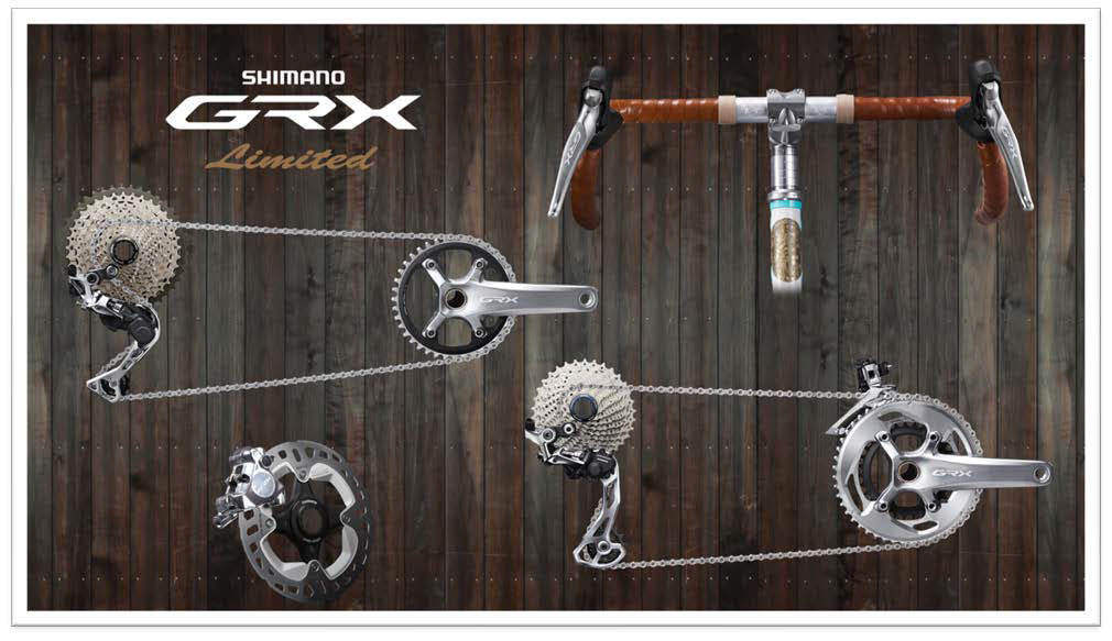 Shimano GRX unveils limited edition polished groupset on 10 