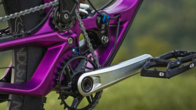 Actofive beautifully machines light, hollow alloy Signature Crankset for all off-road riding