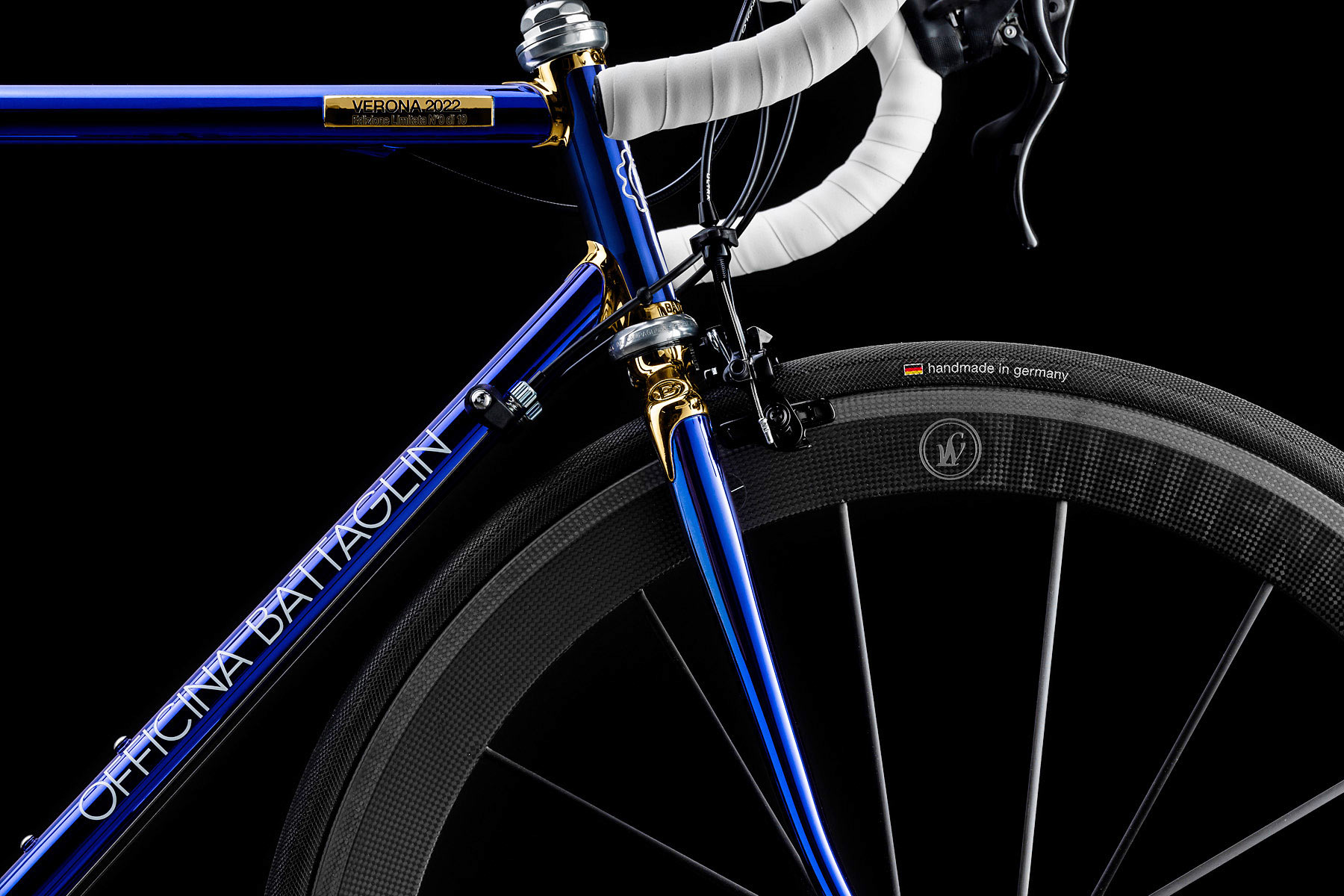 Battaglin Verona 2022 limited edition gold-plated lugged steel road bike, teaser
