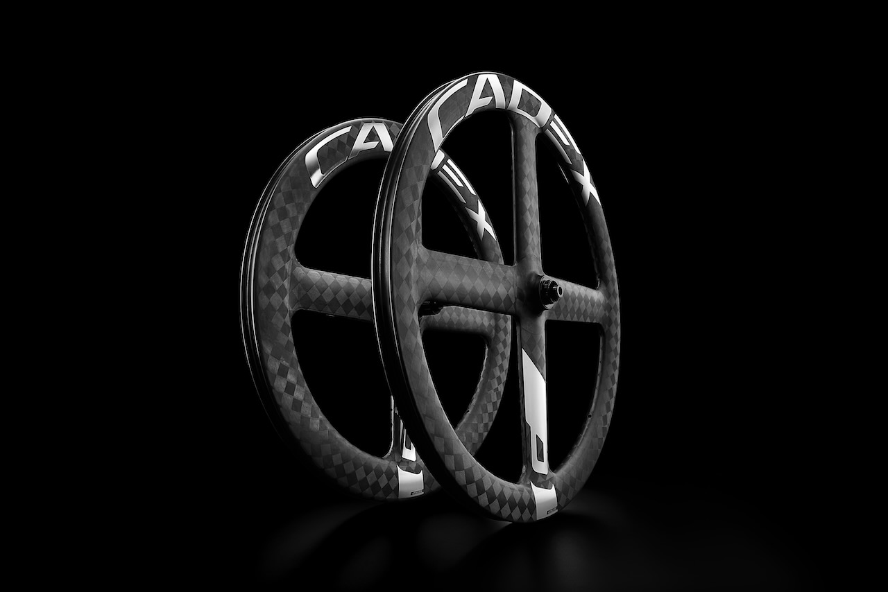 CADEX Tri Frameset and Aero Wheels front 4 spoke