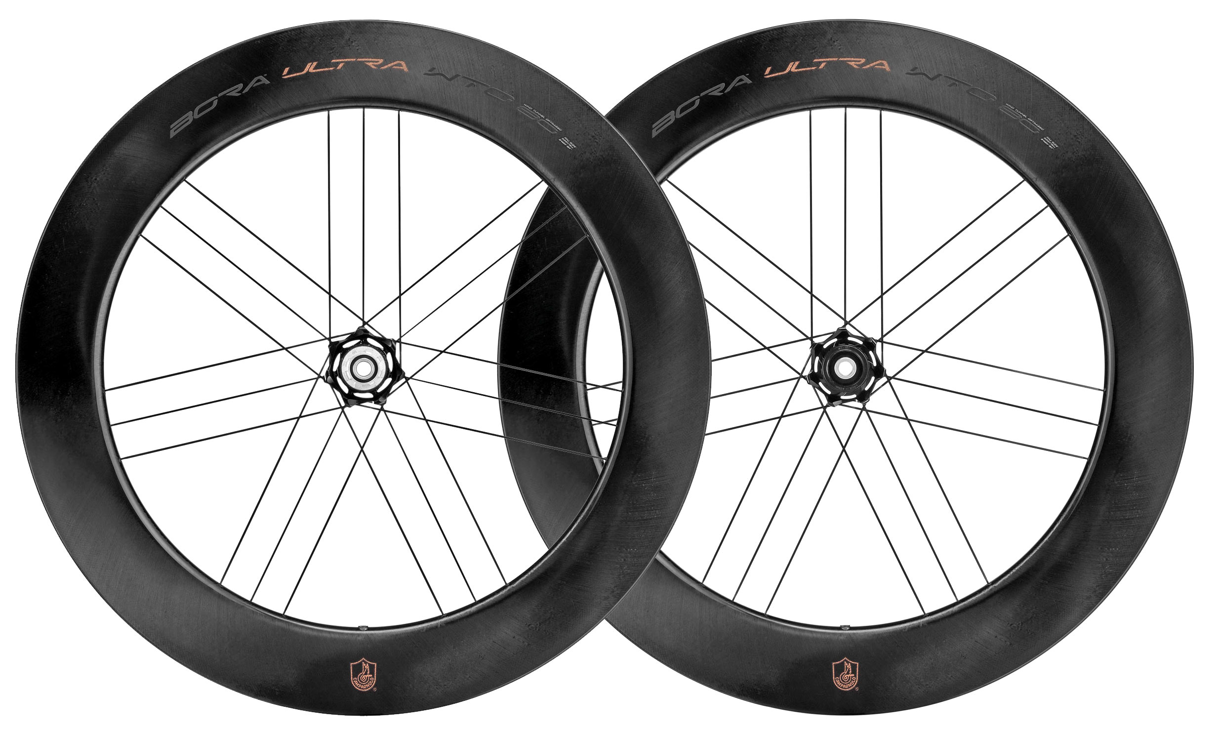 Campagnolo Bora Ultra WTO 80 deep carbon road time & trial wheels, pair