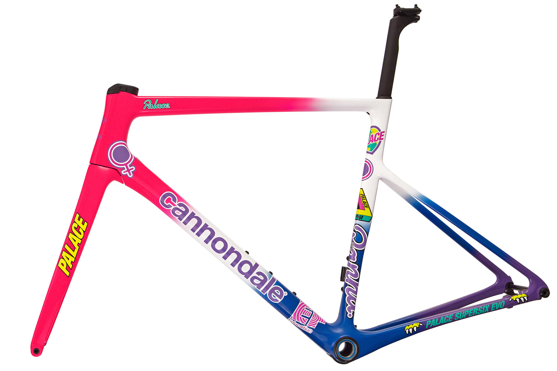 Cannondale-Rapha-X-Palace Tour de France Femmes custom race bikes, SuperSix Evo frameset