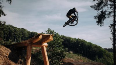 Watch pro MTB riders shred world-class trails in Germany