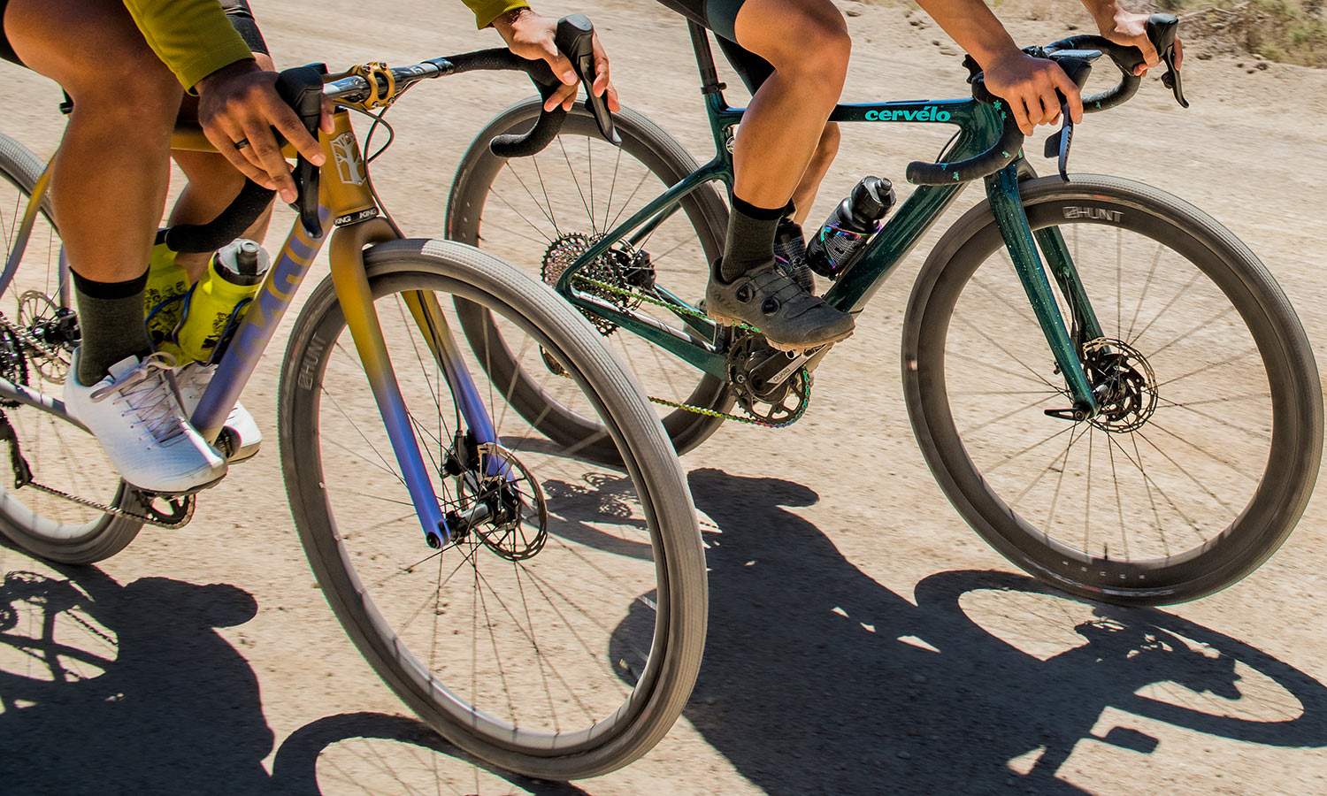 Hunt Carbon Gravel Race lightweight hookless tubeless gravel bike wheels, 25|40 CGR, options