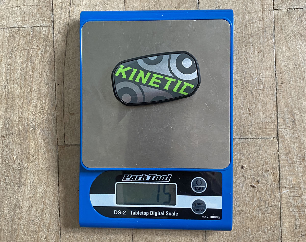 Kinetic inRide H1 lightweight affordable Bluetooth ANTplus heart rate monitor, 15g sending unit