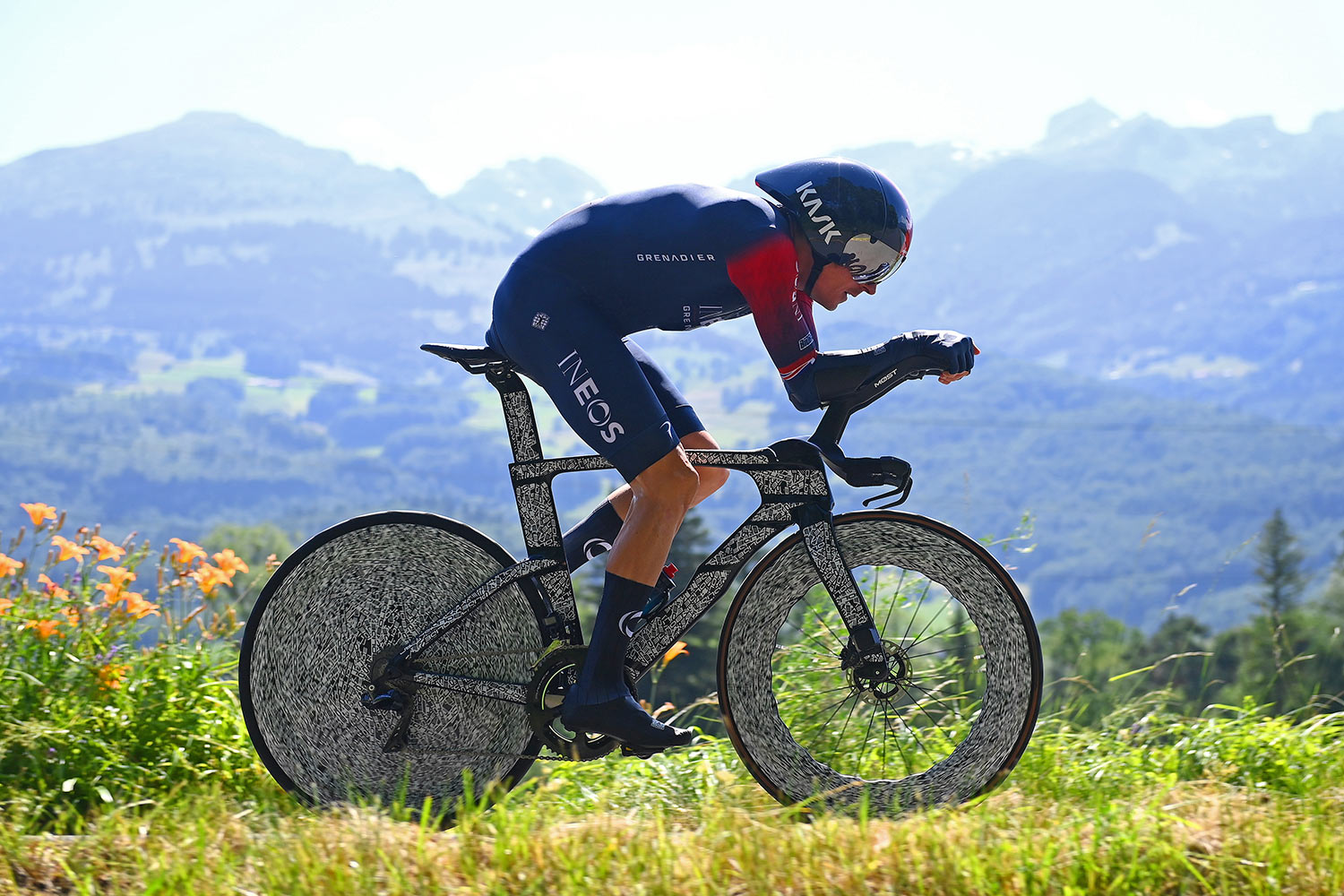 Pinarello Bolide F aero time trial bike, Tour de Suisse