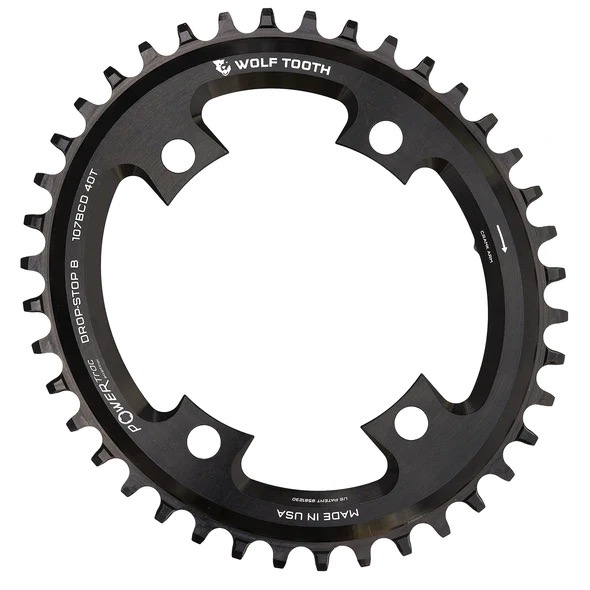Wolf Tooth Components. Elliptical, 107bcd chainring for SRAM
