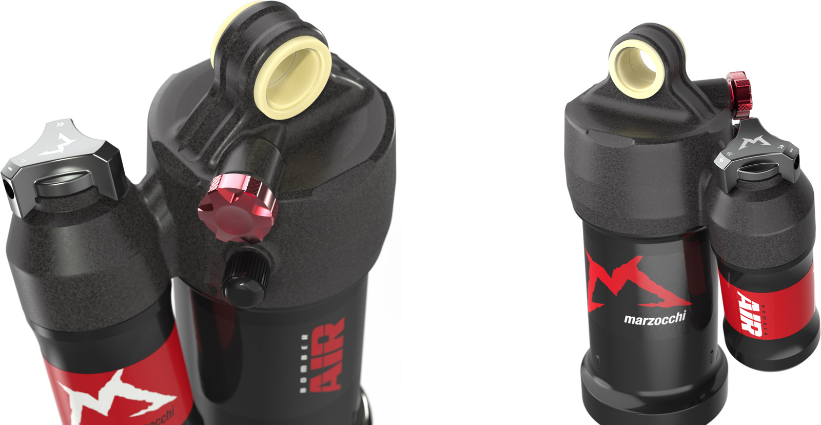 marzocchi bomber air shock dials tuneable sweep adjust compression damping
