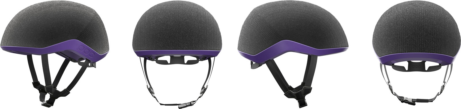 poc myelin commuter helmet for cyclists purple grey