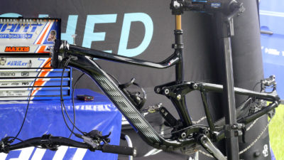 Spotted: Prototype Giant Enduro Bike at EWS Tweed Valley