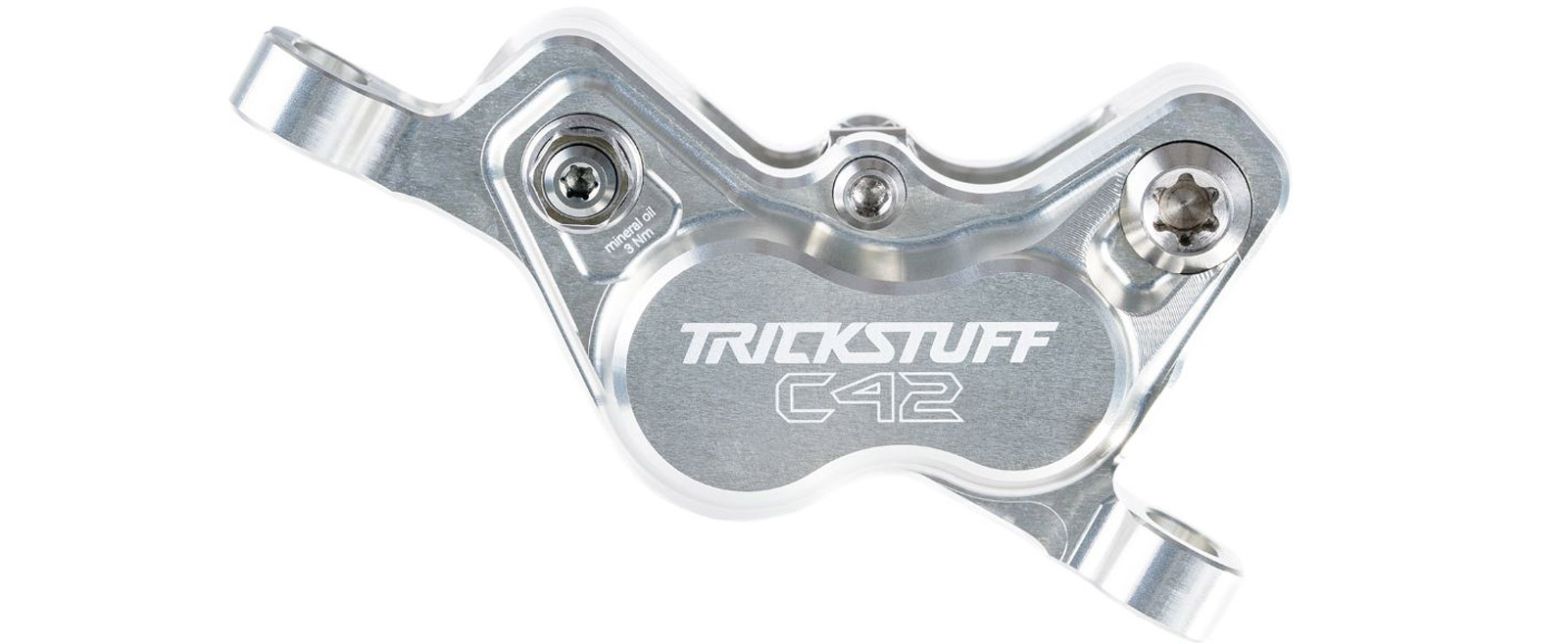 trickstuff c42 4-piston brake caliper for direttissima piccola carbon