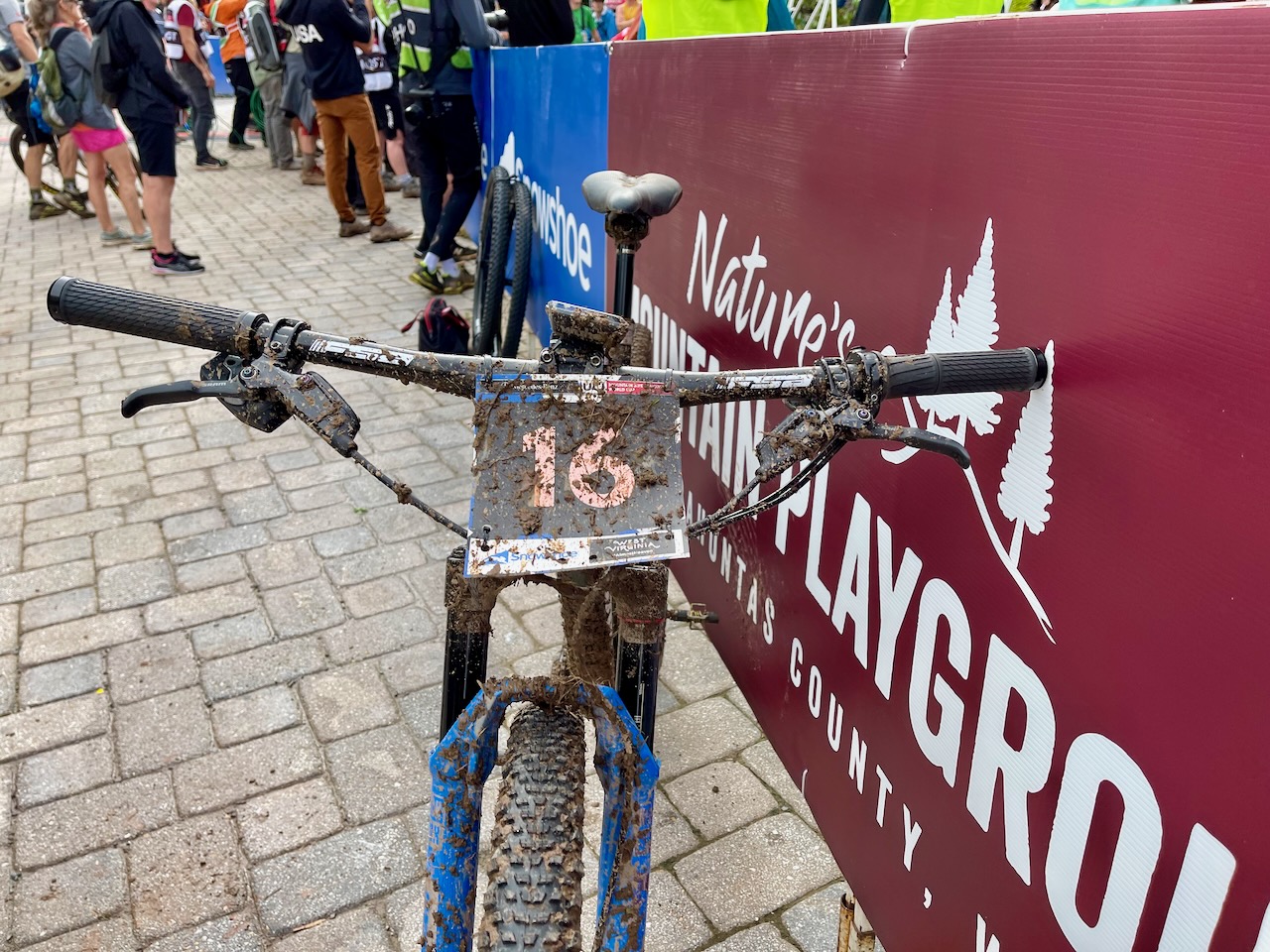Gwendalyn Gibson Pro Bike Check Norco Revolver number plate