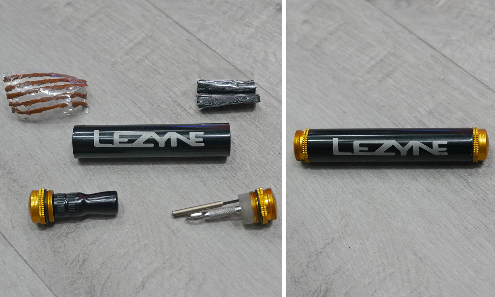 Lezyne Pro Tubeless Kit comprehensive tubeless tire repair setup, open vs. closed