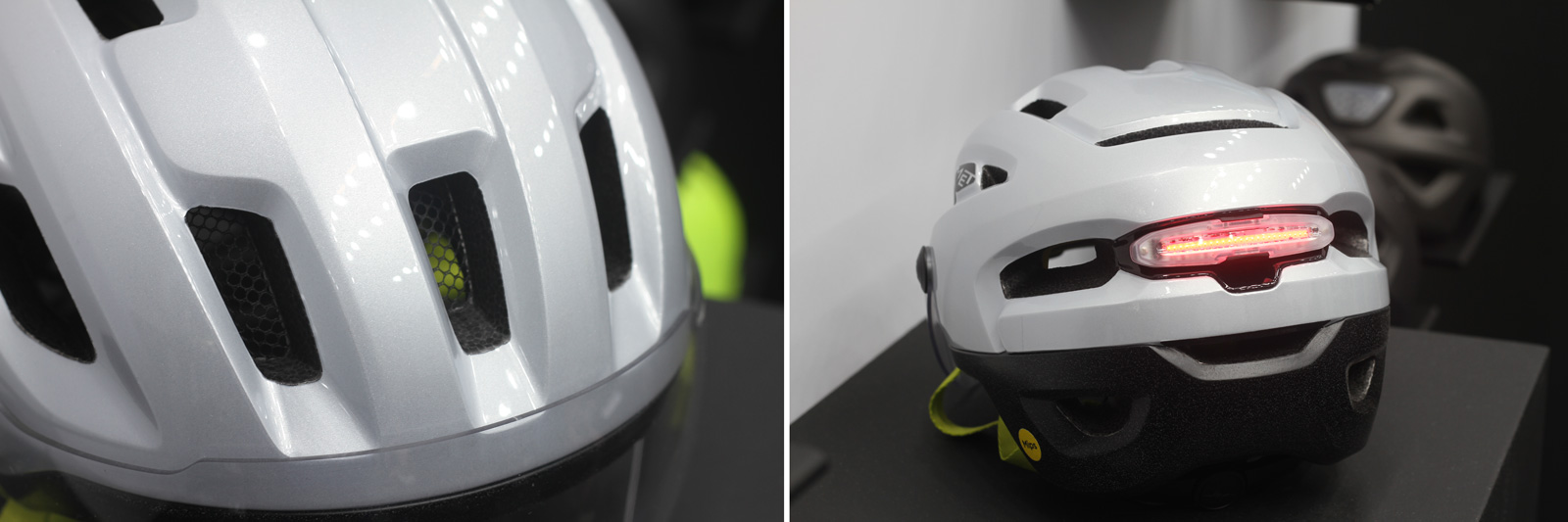 met intercity ebike helmet features rear light insect net integrated visor