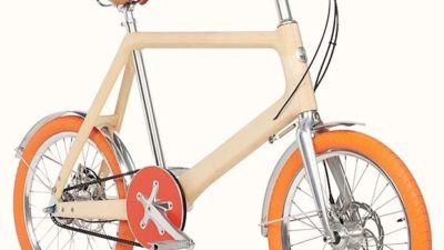 A $24k wooden bicycle? The Odyssee Terre Compact Carrier Bike is a small bike for a big price
