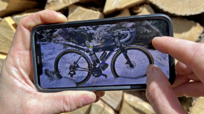Apidura VR sizing app fits the best bikepacking bag inside your frame