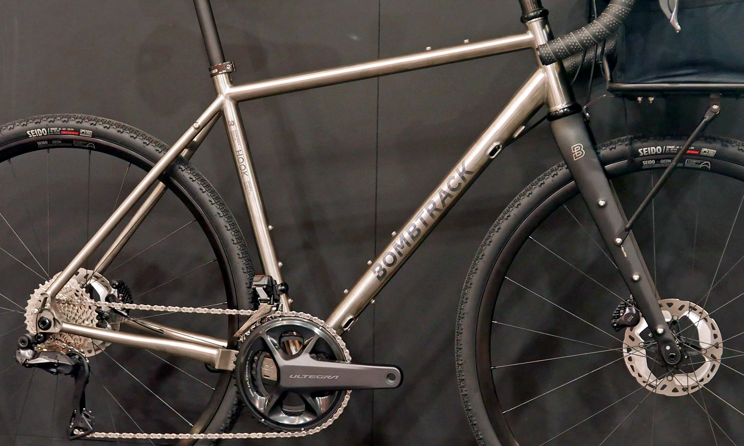 Hook EXT Ti complete titanium gravel bike option, frameset