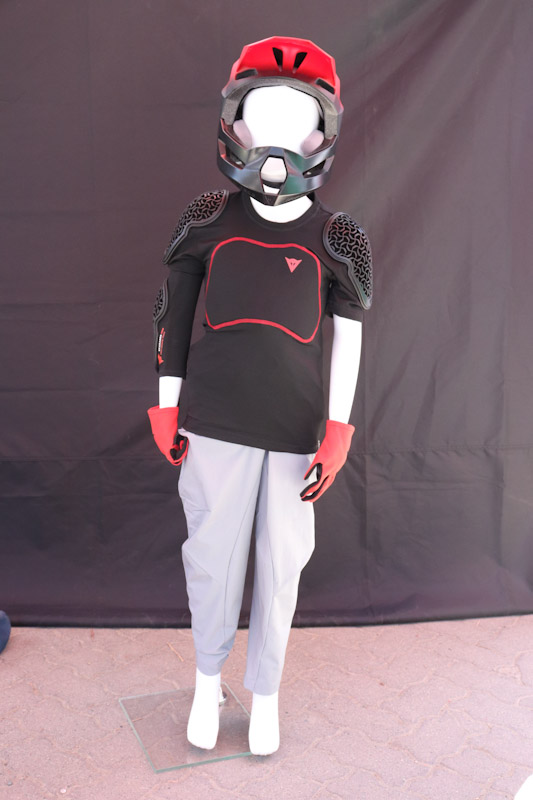 Dainese kid's gear, on mannequin