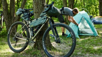 Fenrir Titanium bikepacking bike from Otso Cycles sheds weight, runs drop or flat handlebars