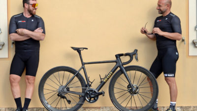 SWI Thrama lightweight carbon road bike reunites Paolo Bettini & Luca Paolini