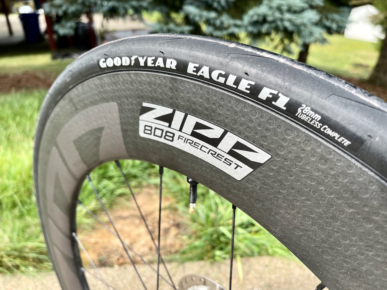 Zipp 808 Wheels good year Eagle F 1 tire