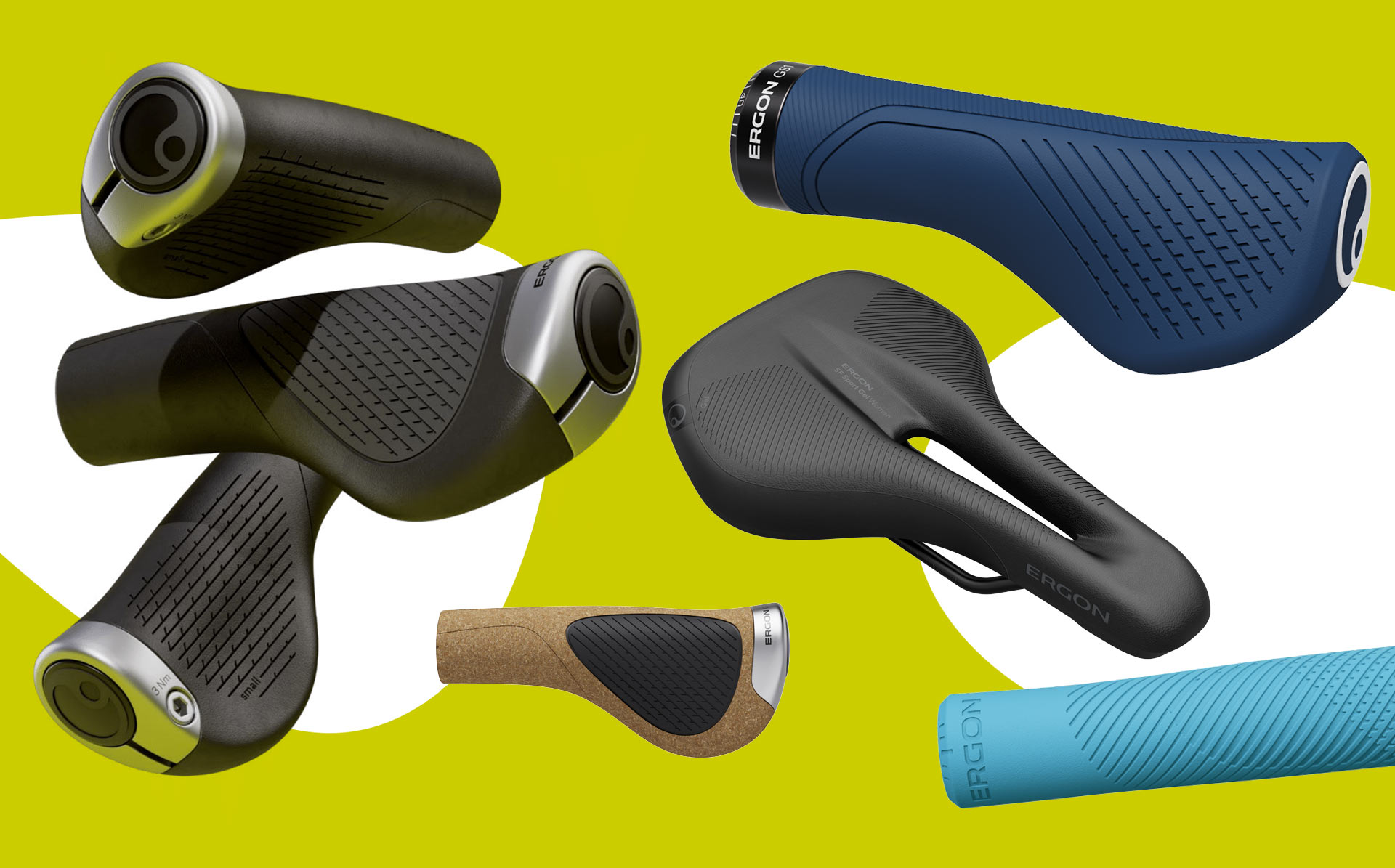 2023 ergon grips for commuter and mountain bikes