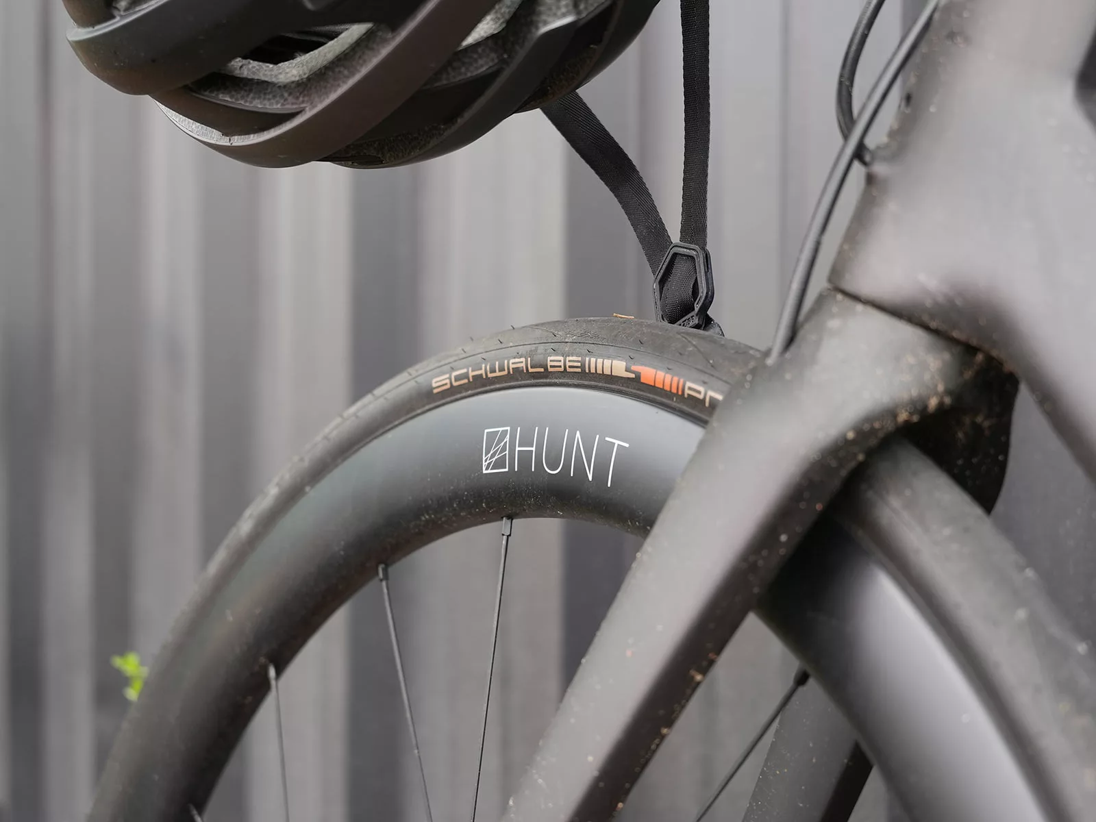 hunt 44 aerodynamicist aero road bike wheels on a bike