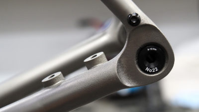 No22 Bicycles’ gorgeous new 3D printed titanium dropouts hide their real beauty on the inside