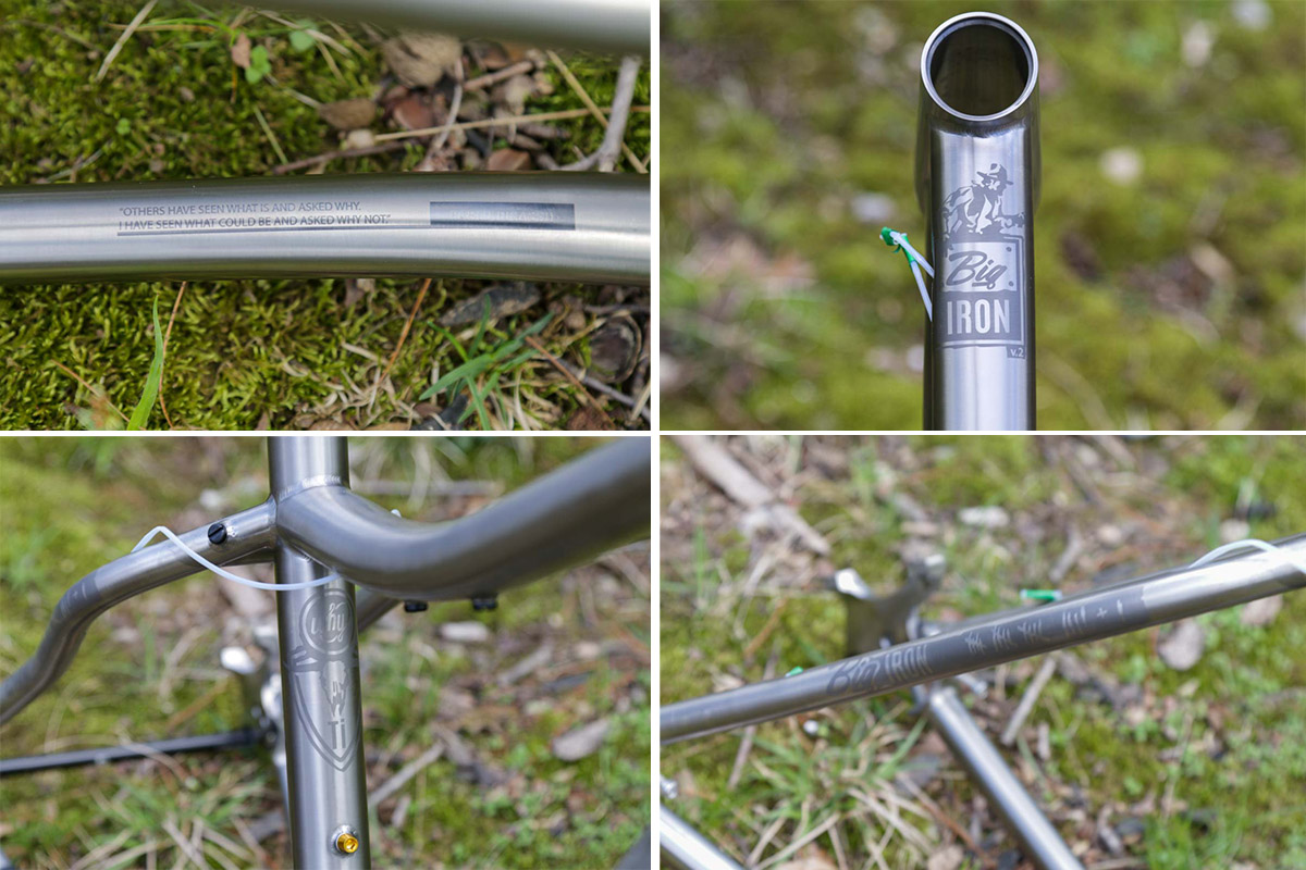 Why Cycles Big Iron V2 frame details