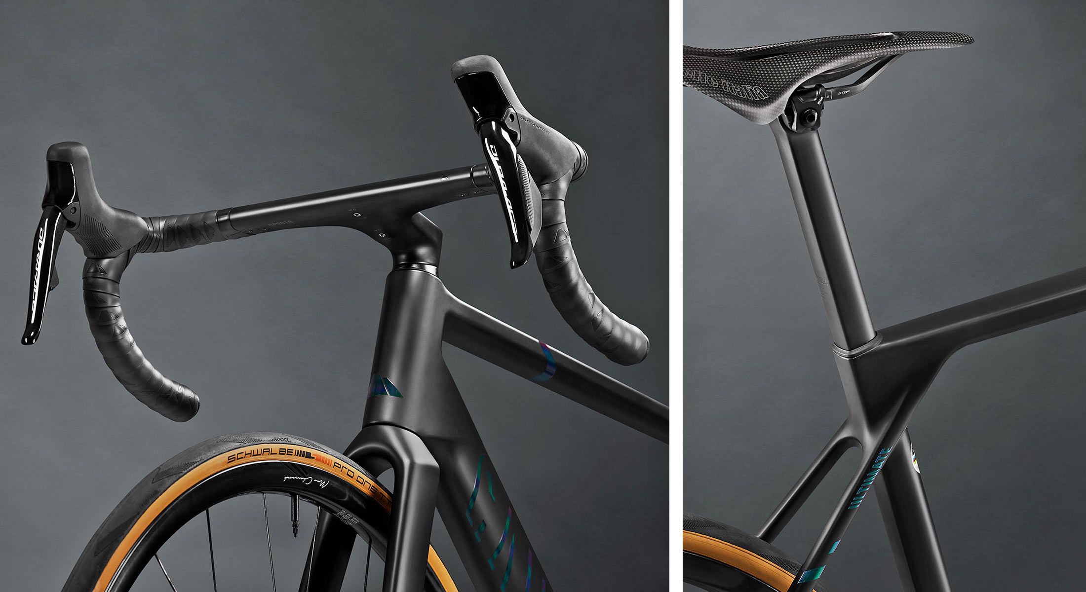 2023 Canyon Ultimate lightweight carbon road bike, frame details