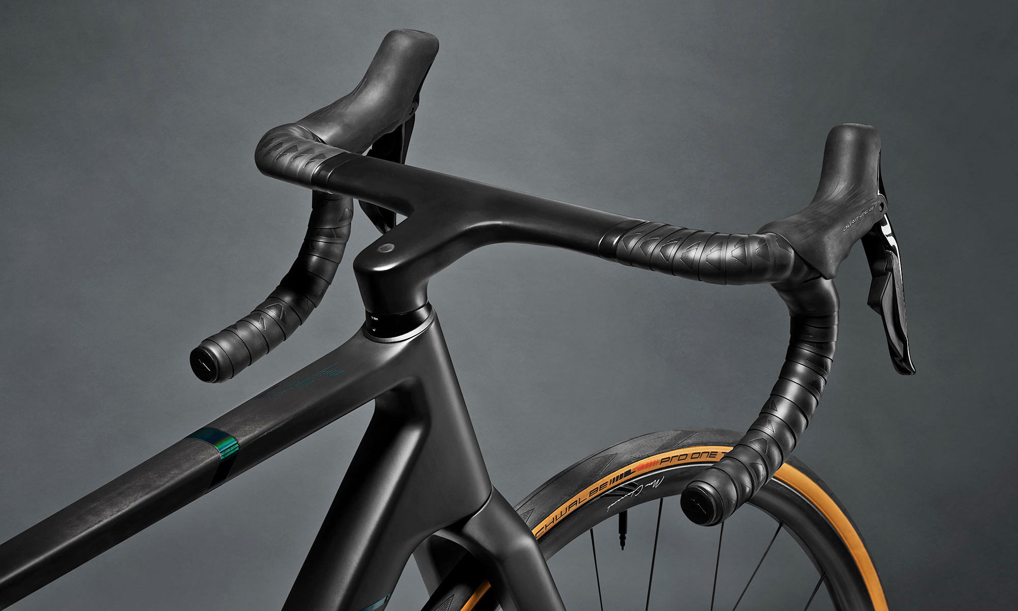 2023 Canyon Ultimate lightweight carbon road bike, integrated cockpit