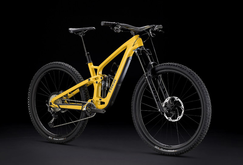 2023 Trek Fuel EX, Baja yellow, angle