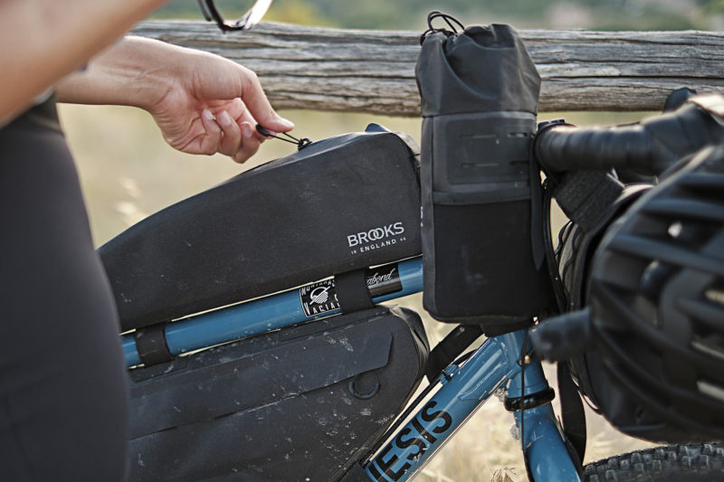 Brooks Scape bikepacking bags expand