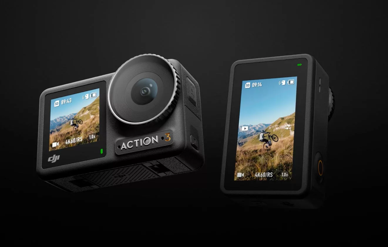 DJI Osmo Action 3 action cam boosts sensor size, battery life