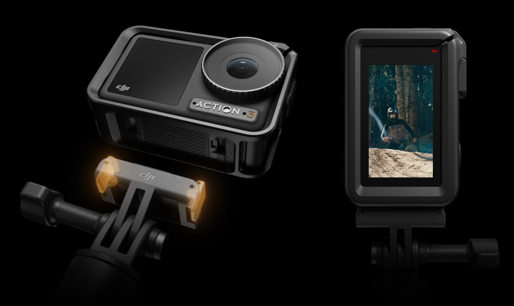 DJI Osmo Action 3 action cam boosts sensor size, battery life