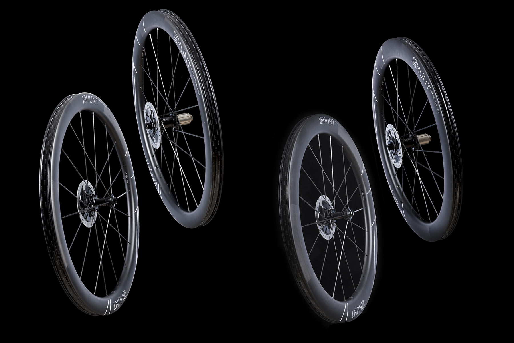 Hunt 48 60 Limitless Aerodynamicist UD Carbon Spoke road bike wheelset options