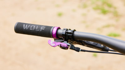 Wolf Tooth Echo Lock-On grips use softer rubber for happy hands