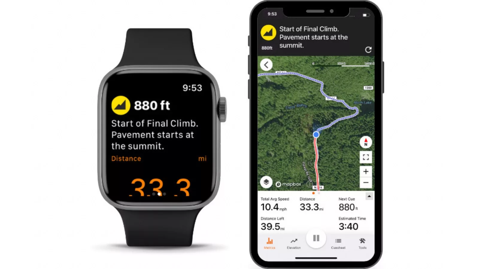 ride with gps apple watch